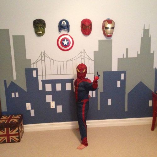 Superhero Wall Art For Kids (Photo 14 of 25)