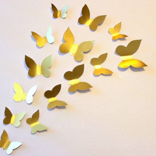 3D Removable Butterfly Wall Art Stickers (Photo 9 of 20)