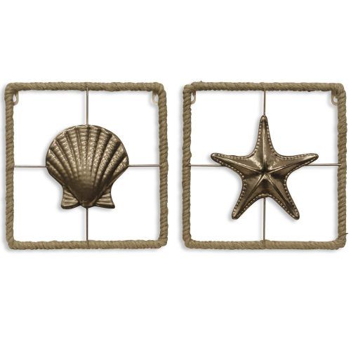 4 Piece Metal Wall Plaque Decor Sets (Photo 19 of 20)