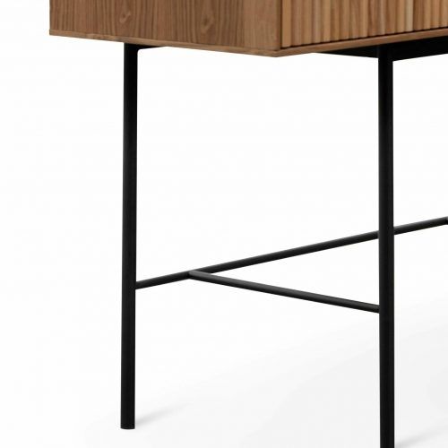 Natural And Black Console Tables (Photo 6 of 20)