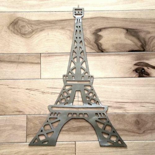 Eiffel Tower Metal Wall Art (Photo 5 of 30)