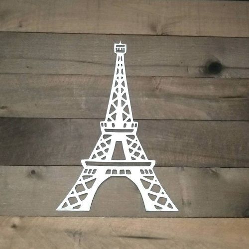 Eiffel Tower Metal Wall Art (Photo 4 of 30)