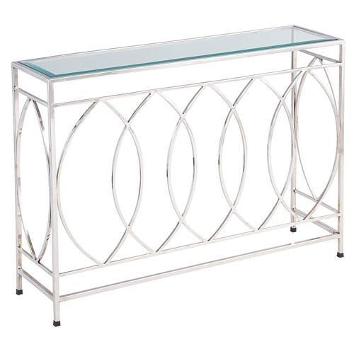 Silver Stainless Steel Console Tables (Photo 17 of 20)