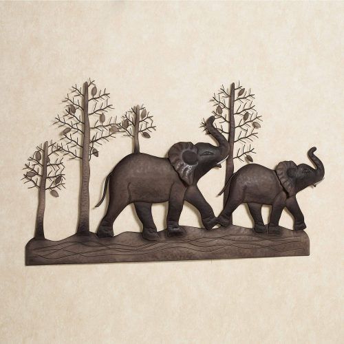 Elephant Metal Wall Art (Photo 1 of 20)