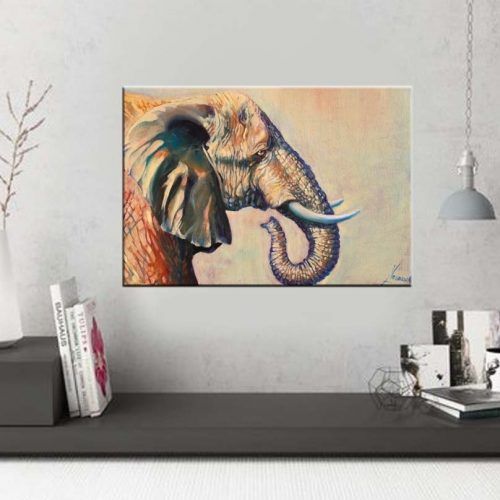 Elephant Wall Art (Photo 1 of 15)