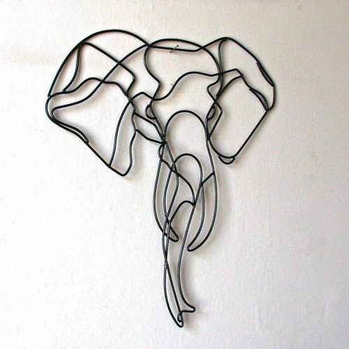 Elephant Metal Wall Art (Photo 7 of 20)