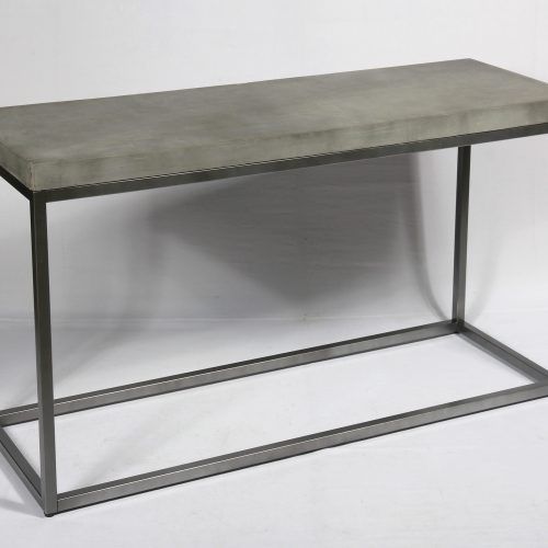 Modern Concrete Console Tables (Photo 13 of 20)