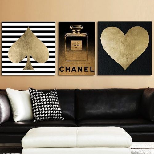 Black And Gold Wall Art (Photo 9 of 20)