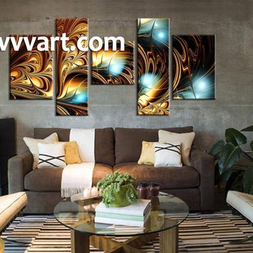 Abstract Living Room Wall Art (Photo 1 of 20)