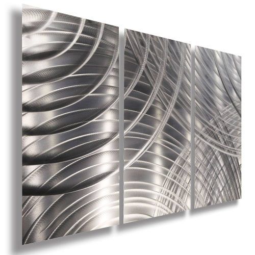 Black And Silver Metal Wall Art (Photo 16 of 20)