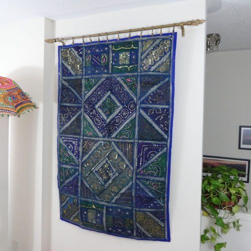 Indian Fabric Art Wall Hangings (Photo 9 of 15)