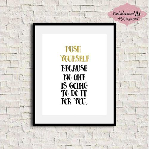 Rectangle Like Yourself Inspirational Typography Wall Plaque (Photo 15 of 20)
