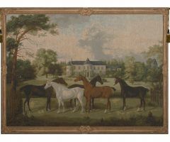 20 Photos Blended Fabric European Five English Horses Tapestries