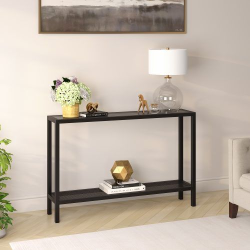 Black Metal Console Tables (Photo 2 of 20)