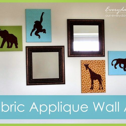 Fabric Applique Wall Art (Photo 2 of 15)