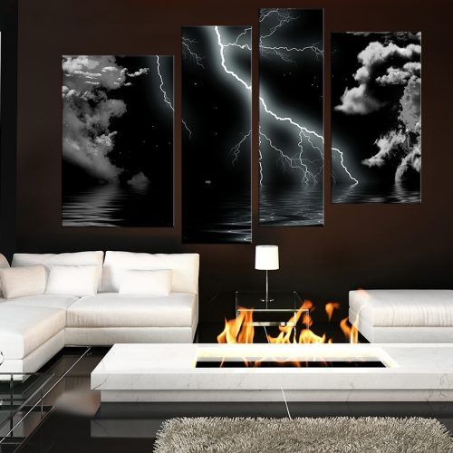 Black And White Large Canvas Wall Art (Photo 10 of 20)