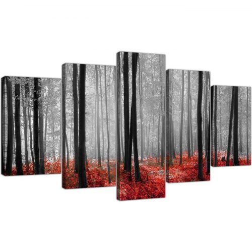 Large Red Canvas Wall Art (Photo 15 of 15)