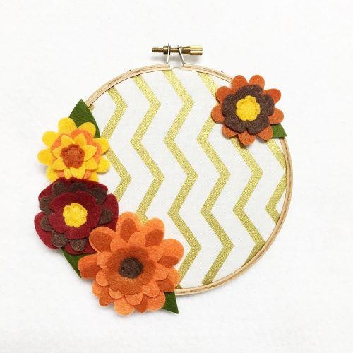 Embroidery Hoop Fabric Wall Art (Photo 5 of 15)