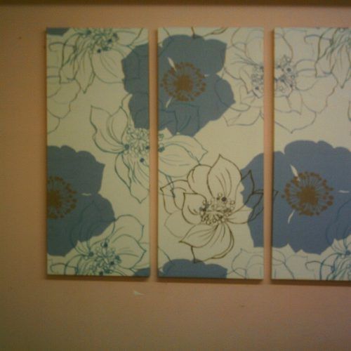 Blue Fabric Wall Art (Photo 15 of 15)