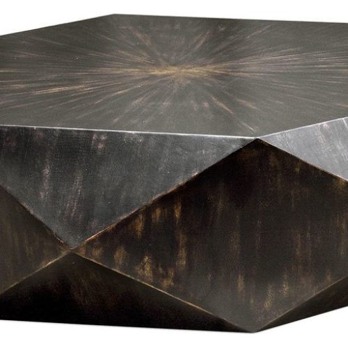 Geometric Block Solid Coffee Tables (Photo 2 of 20)