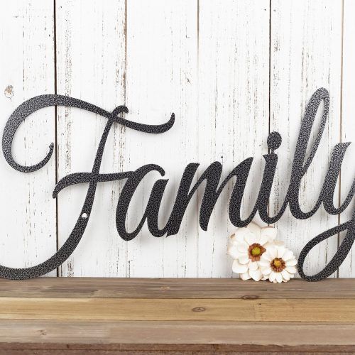 Family Wall Sign Metal (Photo 1 of 20)