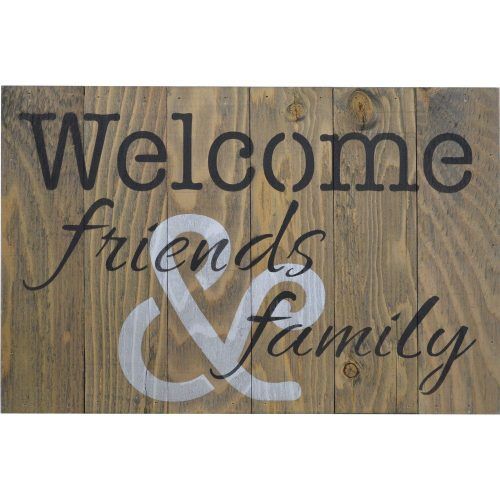 In-A-Word "welcome" Wall Decor By Fireside Home (Photo 10 of 20)