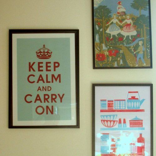 Keep Calm And Carry On Wall Art (Photo 5 of 25)