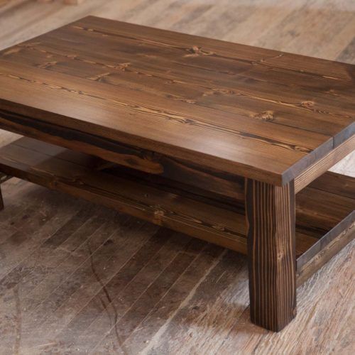 Rustic Wood Coffee Tables (Photo 14 of 21)