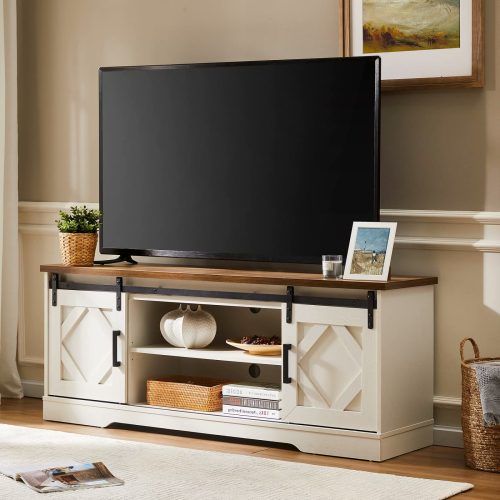 White Tv Stands Entertainment Center (Photo 10 of 20)
