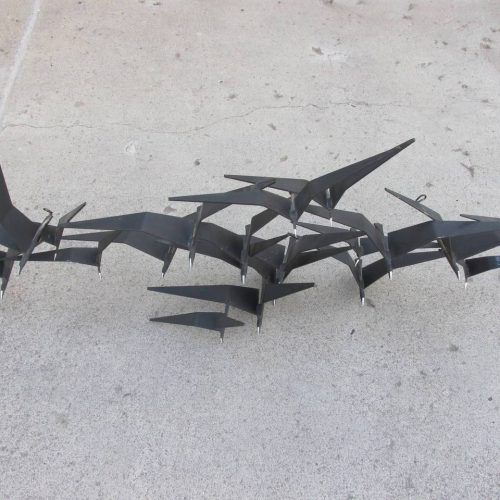 Birds In Flight Metal Wall Art (Photo 8 of 30)