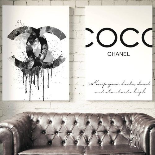 Coco Chanel Quotes Framed Wall Art (Photo 17 of 30)