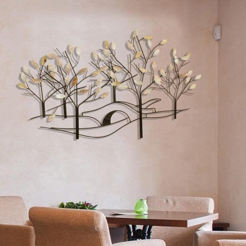 Contemporary Iron Leaves Wall Decor By Winston Porter (Photo 13 of 20)
