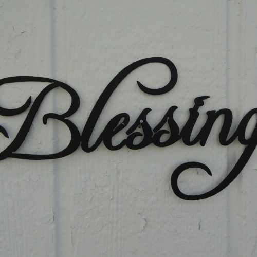 Blessed Steel Wall Decor (Photo 18 of 20)