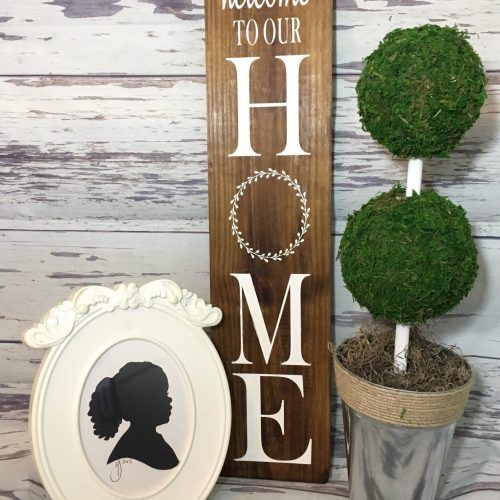 Tree Welcome Sign Wall Decor (Photo 5 of 20)