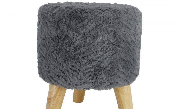 20 Best Collection of Stone Wool with Wooden Legs Ottomans