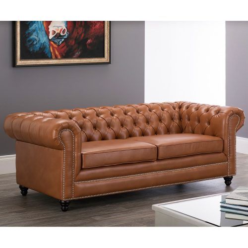 Traditional 3-Seater Faux Leather Sofas (Photo 2 of 20)