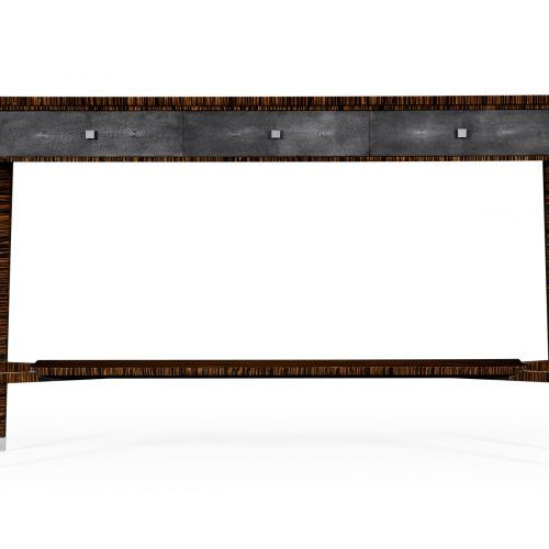 Faux Shagreen Console Tables (Photo 14 of 20)