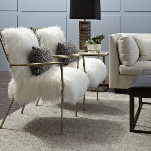 Lack Faux Fur Round Accent Stools With Storage (Photo 14 of 20)