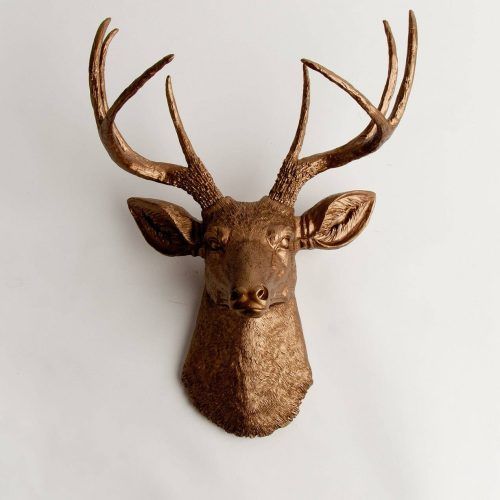 Stags Head Wall Art (Photo 4 of 25)