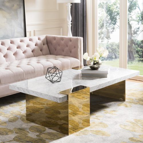 Faux-Marble Top Coffee Tables (Photo 12 of 20)