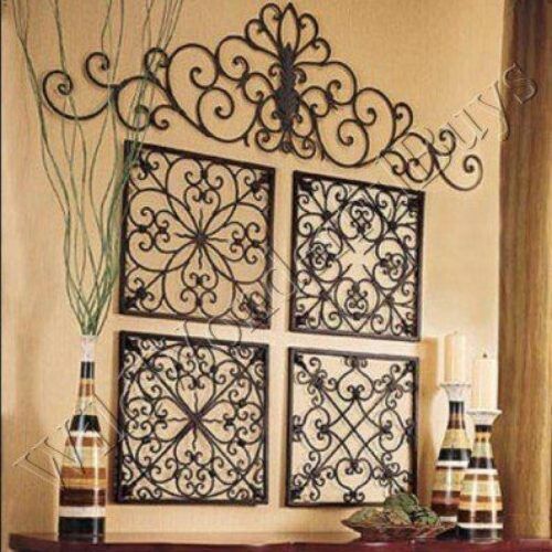 Faux Wrought Iron Wall Art (Photo 6 of 30)