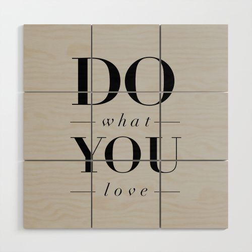 Rectangle Like Yourself Inspirational Typography Wall Plaque (Photo 18 of 20)