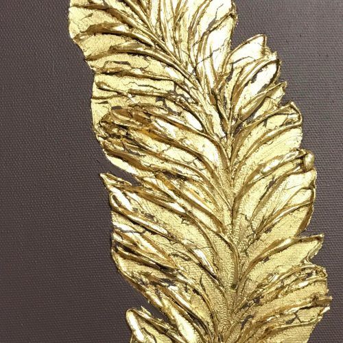 Gold Leaves Wall Art (Photo 9 of 20)