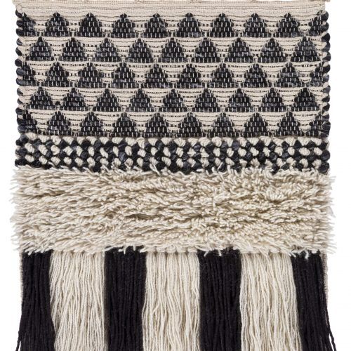 Blended Fabric Fringed Design Woven With Rod (Photo 9 of 20)