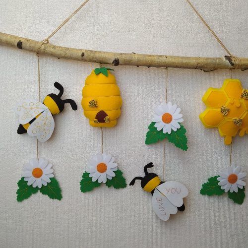 Bee Ornament Wall Art (Photo 13 of 20)