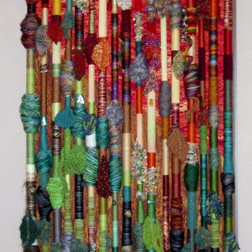Fabric Art Wall Hangings (Photo 1 of 15)