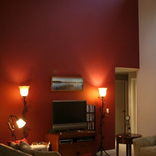 Maroon Wall Accents (Photo 3 of 15)