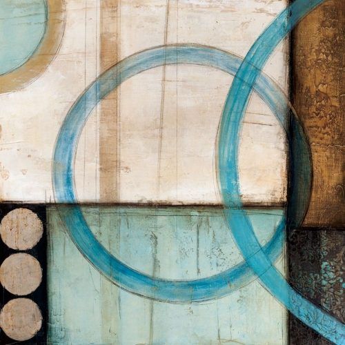 Blue And Brown Abstract Wall Art (Photo 4 of 18)
