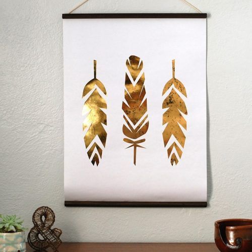 Gold Foil Wall Art (Photo 8 of 20)