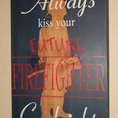 Firefighter Wall Art (Photo 8 of 15)
